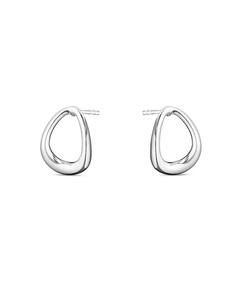 Georg Jensen Sterling Silver Offspring Stud Earrings