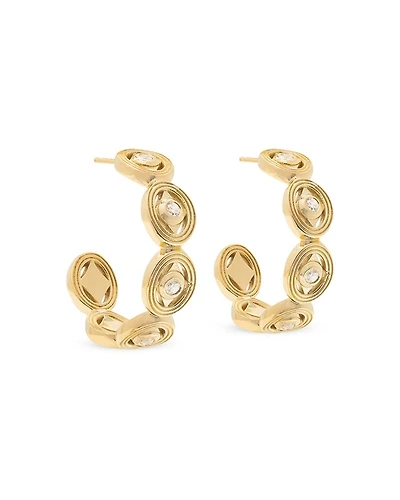 La Jardiniére Monique Hoop Earrings