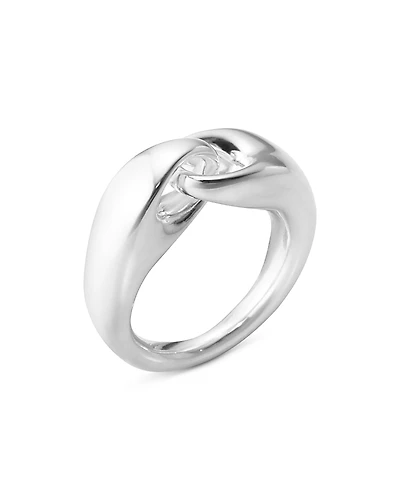 Georg Jensen Sterling Silver Reflect Interlocking Ring