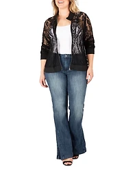 Aria Lace Bomber Jacket