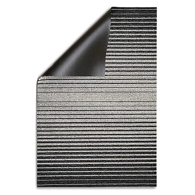 Chilewich Domino Stripe Shag Utility Mat, 24 x 36
