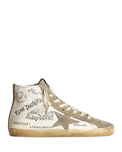 Golden Goose Women's Francy High Top Lace Up Sneakers