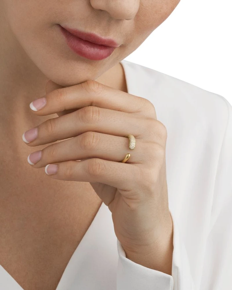 18K Yellow Mercy Diamond Ring