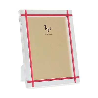 Tizo Contrast Inlay Lucite Frame, 5 x 7