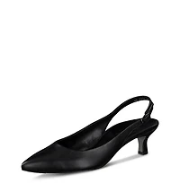 Women's Rio Pointed Toe Kitten Heel Slingback Pumps