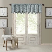 Elrene Home Fashions Mia Beaded Scallop Valance