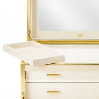Luxe Shagreen Jewelry Box