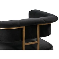 Astrid Grey Velvet Bar Stool