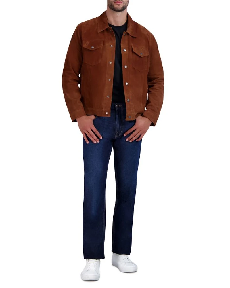 Suede Trucker Jacket