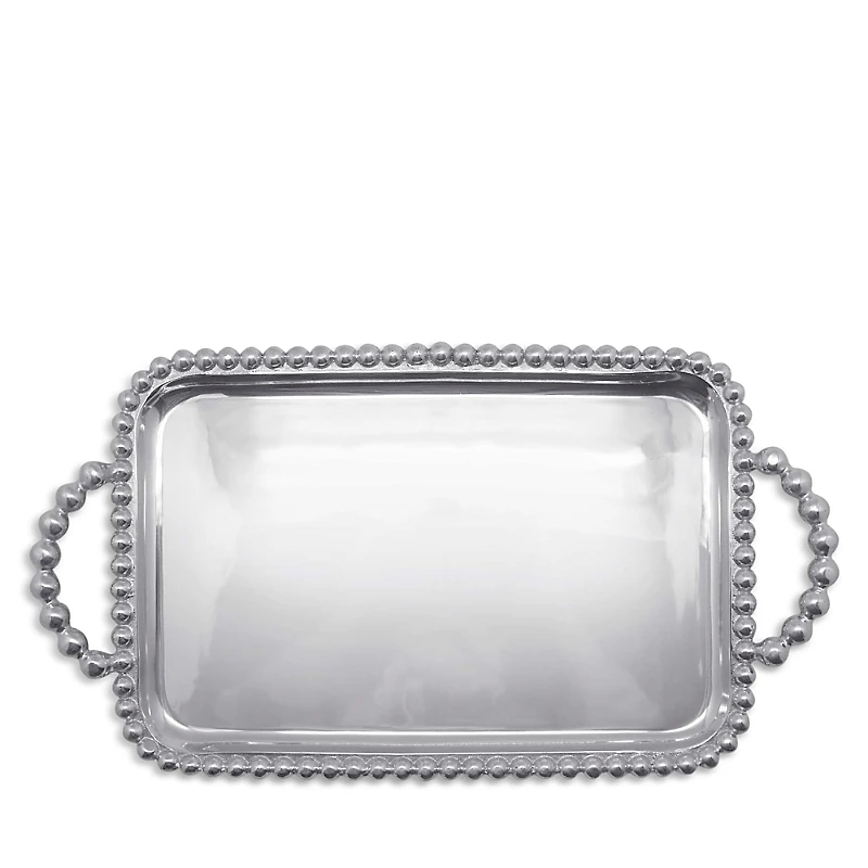 Mariposa Pearled Medium Service Tray