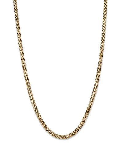 Bloomingdale's Fine Collection Men's Wheat Link Chain Necklace
