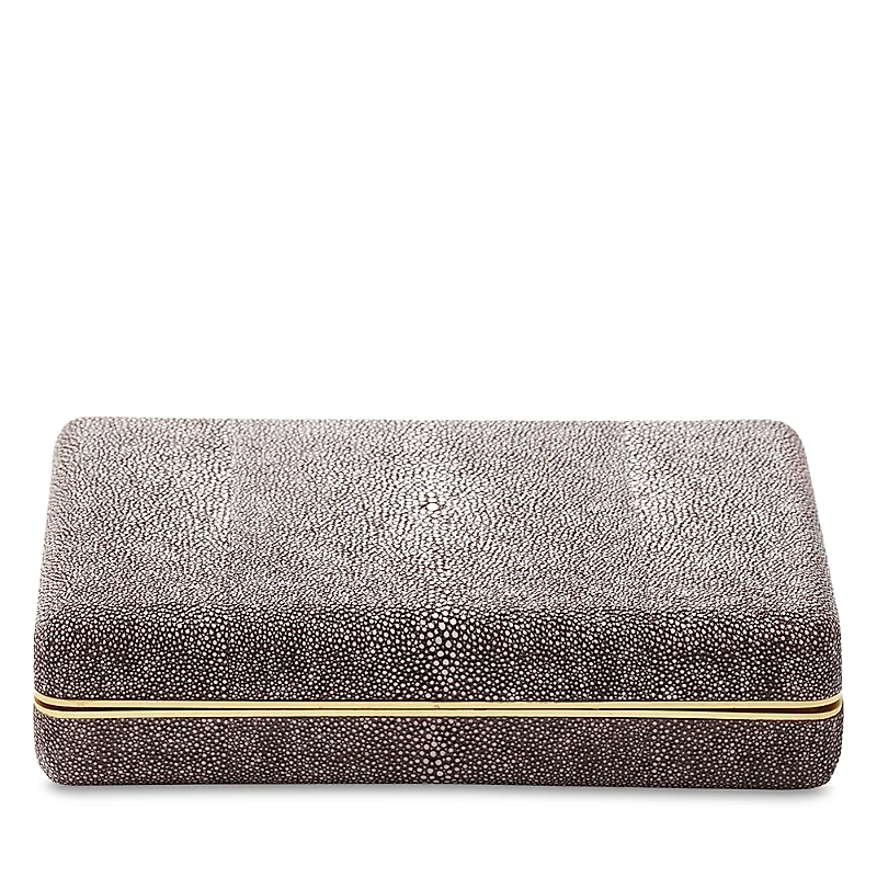 Aerin Faux Shagreen Playing Card Case
