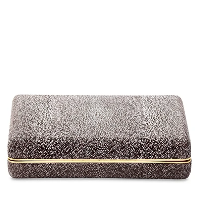 Aerin Faux Shagreen Playing Card Case