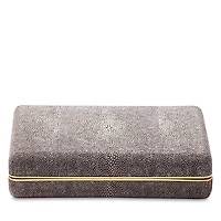 Aerin Faux Shagreen Playing Card Case