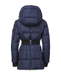 Girls' Matte Soho Mid Length Quilted Down Coat - Little Kid