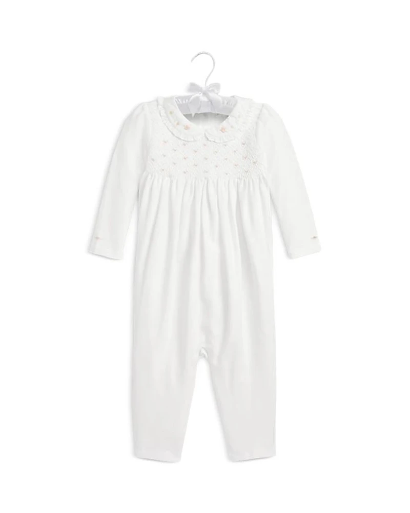 Girls' Smocked Coverall - Baby