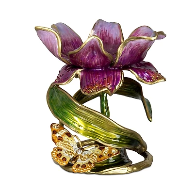 Jay Strongwater Aimee Floral 7 Pillar Candle Holder