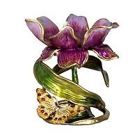 Jay Strongwater Aimee Floral 7 Pillar Candle Holder