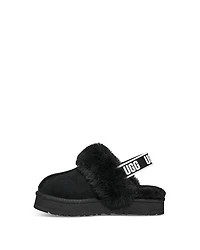 Girls' Funkette Shearling Slingback Slippers - Toddler