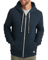 Corbet Quilted Full Zip Hoodie