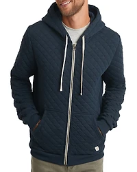 Marine Layer Corbet Quilted Full Zip Hoodie