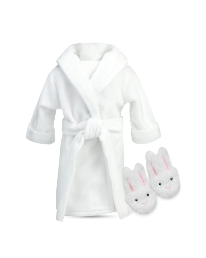 Kids Aurora Princess 18" Doll Pink Plaid Closet with Bathrobe & Slipper Pink/White - Ages 3-7