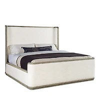 Hooker Furniture Boones Queen Upholstered Shelter Bed