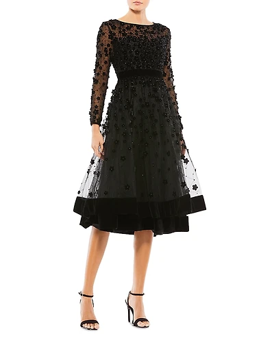 Mac Duggal Embellished Fit Flare