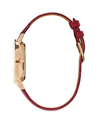 Multifunction Leather Strap Chronograph Watch, 34mm