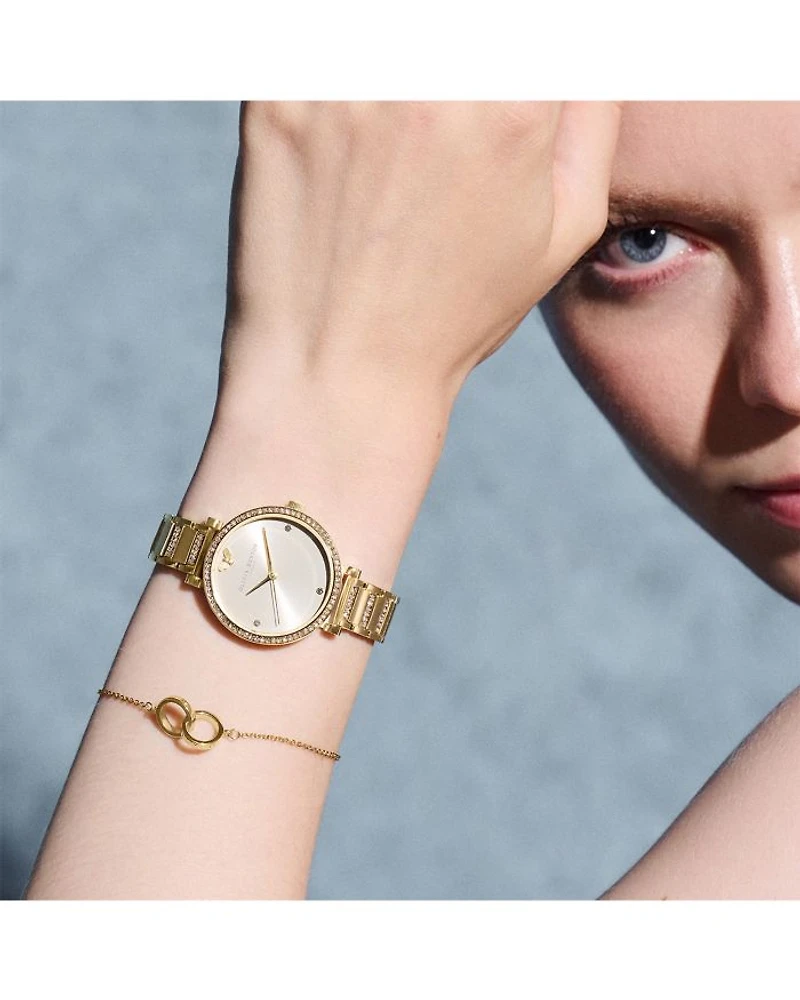 Belgrave Crystal Pavé Watch, 32mm
