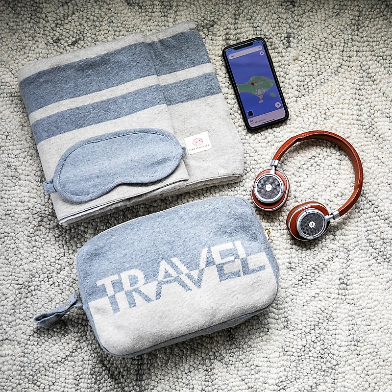 Pink Lemonade Travel Text Throw Blanket