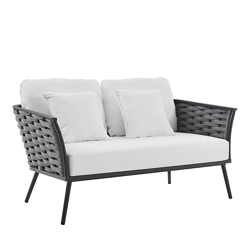 Modway Stance Outdoor Patio Aluminum Loveseat