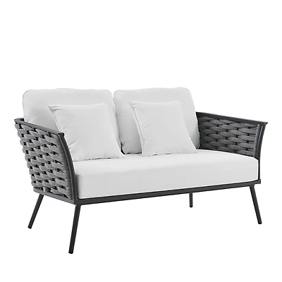 Modway Stance Outdoor Patio Aluminum Loveseat