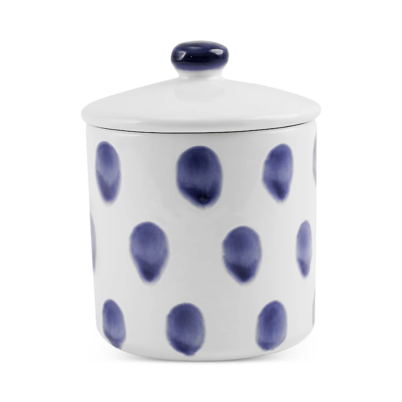 Vietri Santorini Dot Small Canister
