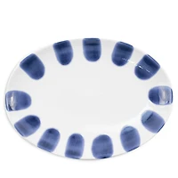 Santorini Dot Small Oval Platter