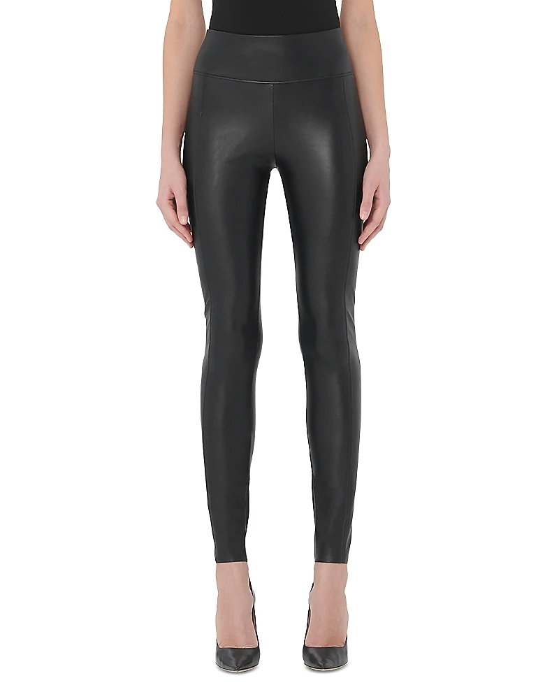 Wolford Edie Faux Leather Forming Leggings