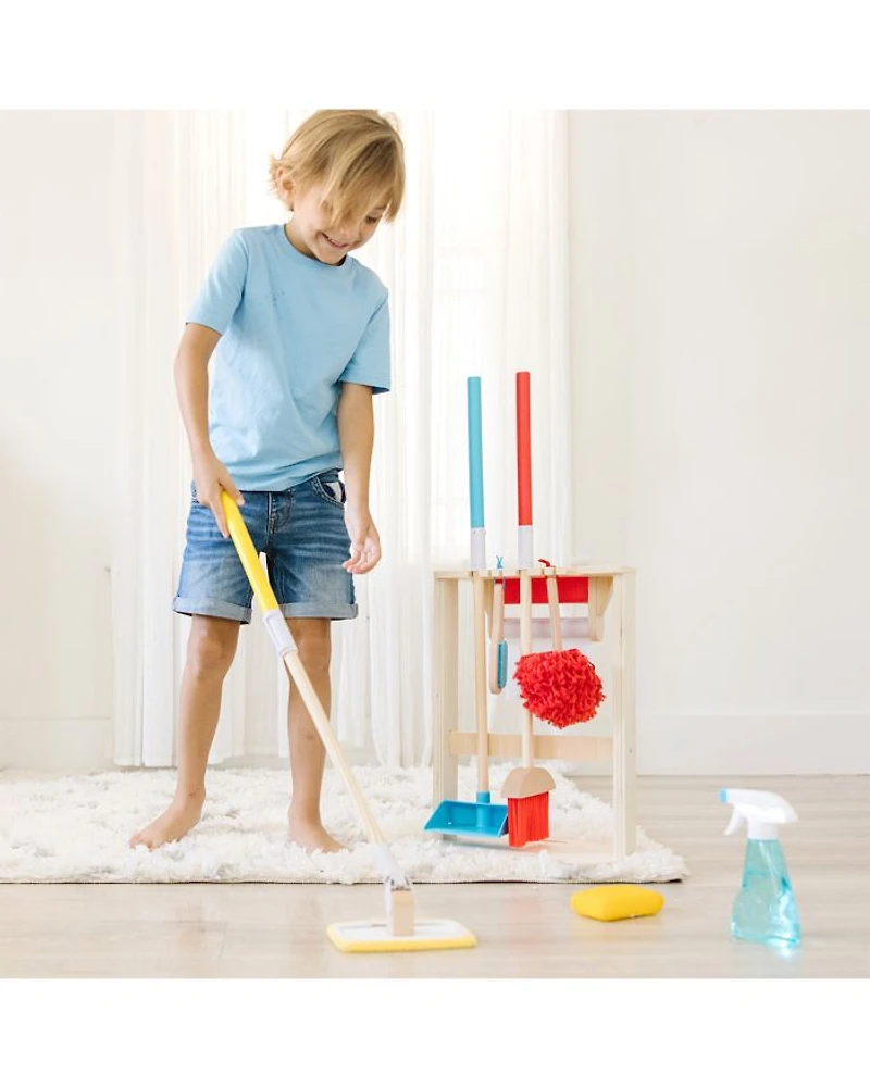 Deluxe Sparkle & Shine Cleaning Play Set - Ages 3+