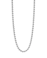 Lagos 18K Yellow Gold & Sterling Silver Signature Caviar Toggle Necklace, 18