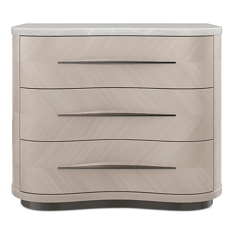 Caracole Nomadic Three Drawer Nightstand