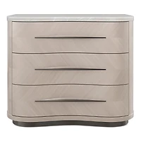Caracole Nomadic Three Drawer Nightstand