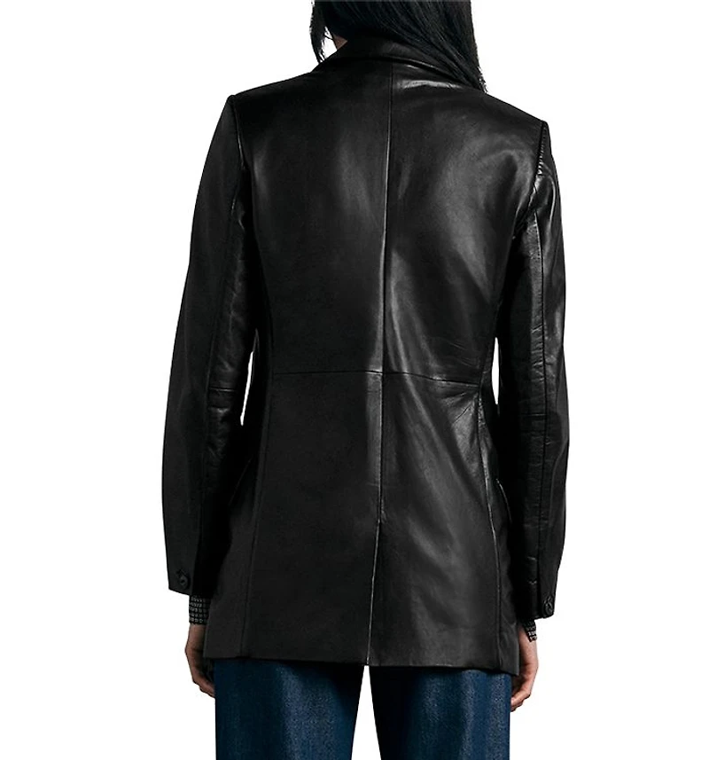 Charles Leather Blazer