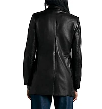 Charles Leather Blazer