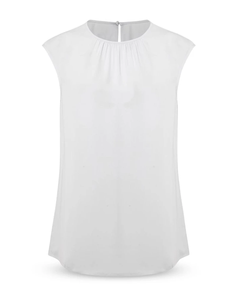 Violetta Pleated Sleeveless Top