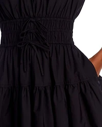 Tora Cotton Poplin Mini Dress