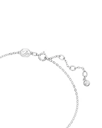 Hyperbola Crystal Bow Link Bracelet in Rhodium Plated