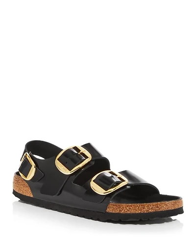 Women's Milano High Shine Big Buckle Sandals