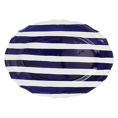 Vietri Amalfitana Stripe Oval Platter