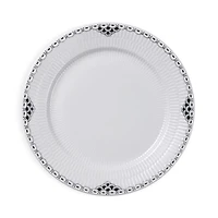 Black Lace Dinner Plate