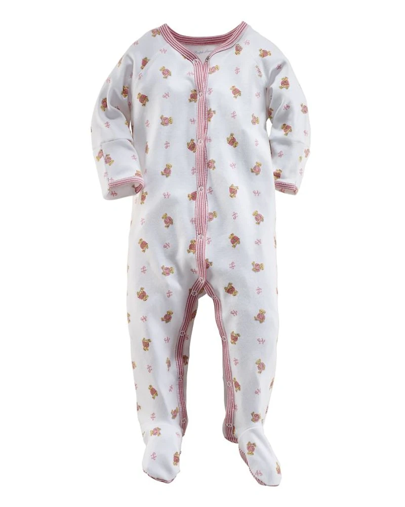 Girls' Layette Printed Footie - Baby