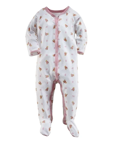 Girls' Layette Printed Footie - Baby